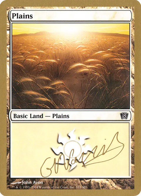 Plains, carte gn333 de World Championship Decks 2004
