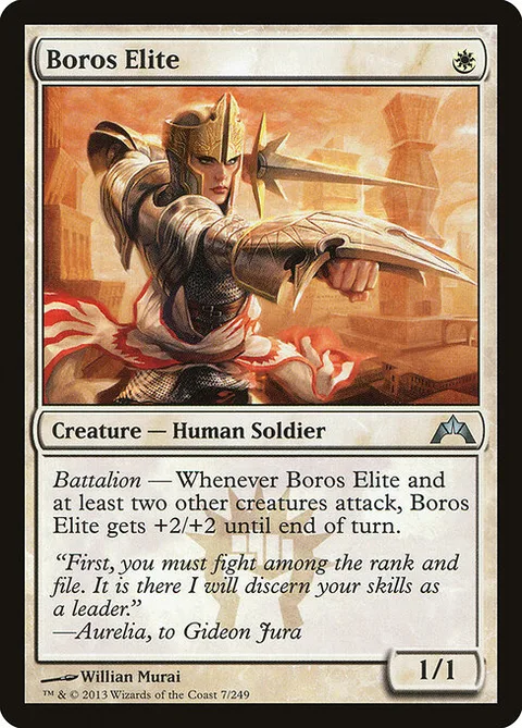 Boros Elite, card 7 from Gatecrash