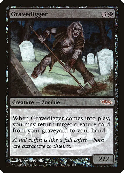 Gravedigger, card 16 from DCI Promos