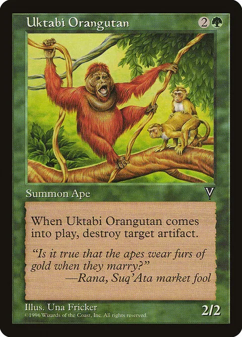 Uktabi Orangutan, card 123 from Visions