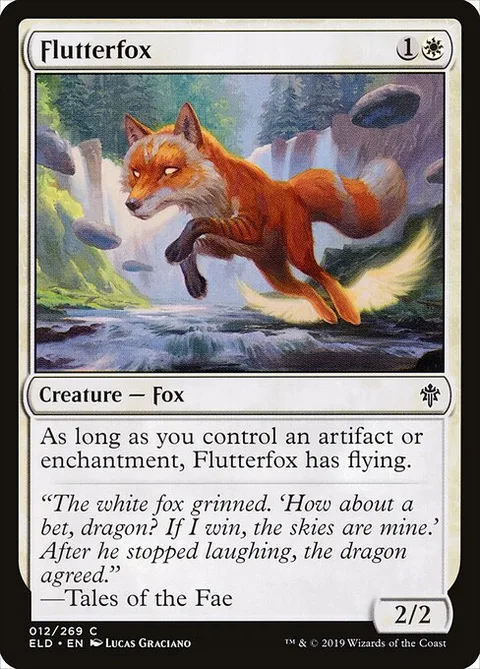 Flutterfox, carte 12 de Throne of Eldraine