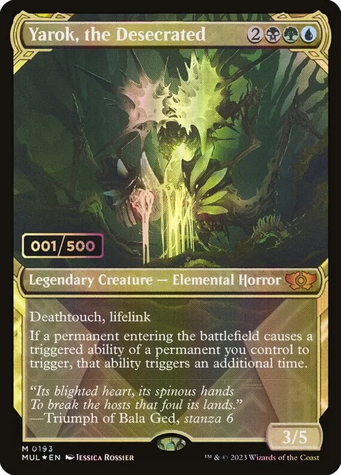 Yarok, the Desecrated, card 193z from Multiverse Legends