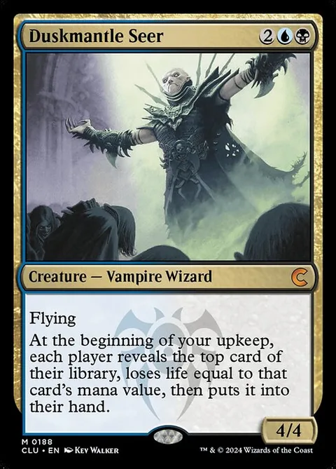 Duskmantle Seer, card 188 from Ravnica: Clue Edition