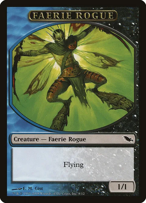 Faerie Rogue, card 8 from Shadowmoor Tokens