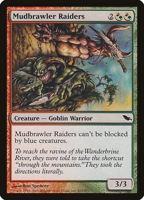 Mudbrawler Raiders, carte 213 de Shadowmoor
