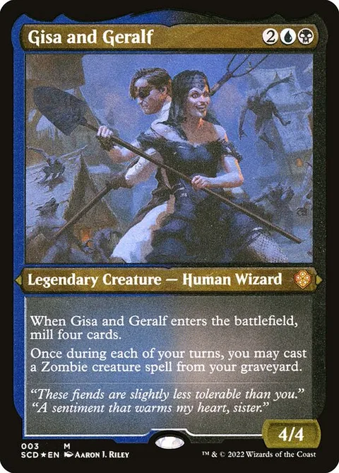 Gisa and Geralf, card 3 from Starter Commander Decks