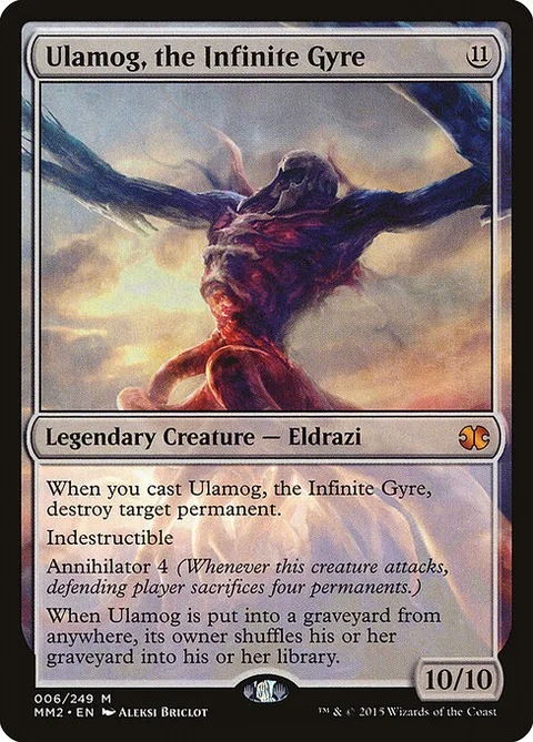 Ulamog, the Infinite Gyre, carte 6 de Modern Masters 2015