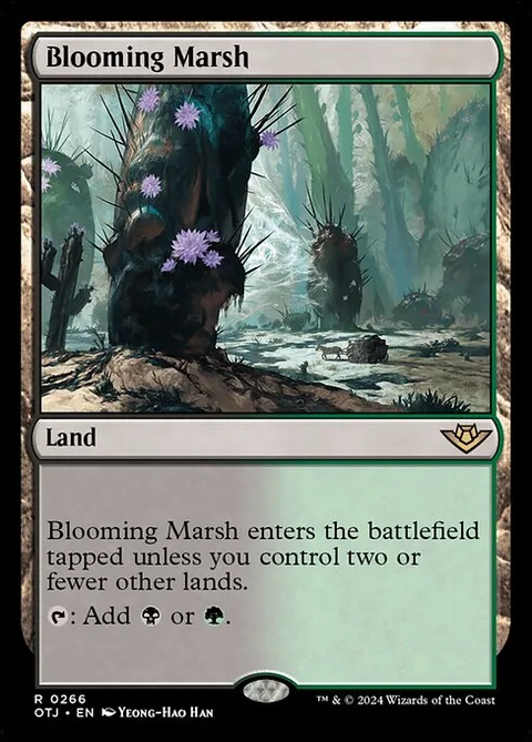 Blooming Marsh, carte 266 de Outlaws of Thunder Junction
