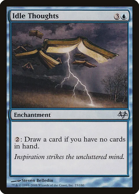 Idle Thoughts, card 23 from Eventide