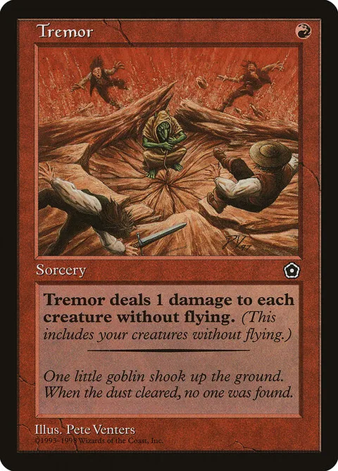 Tremor, card 118 from Portal Second Age