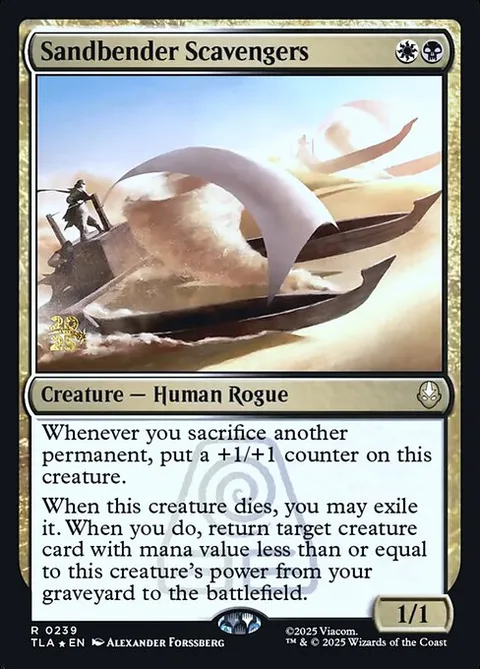 Sandbender Scavengers, card 239s from Avatar: The Last Airbender Promos