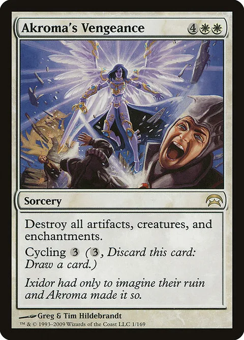 Akroma's Vengeance, carte 1 de Planechase