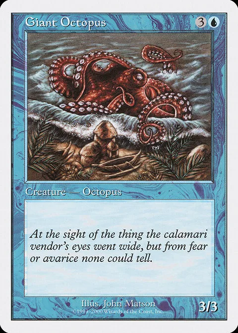 Giant Octopus, carte 14 de Starter 2000