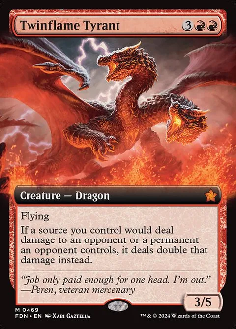 Twinflame Tyrant, carte 469 de Foundations