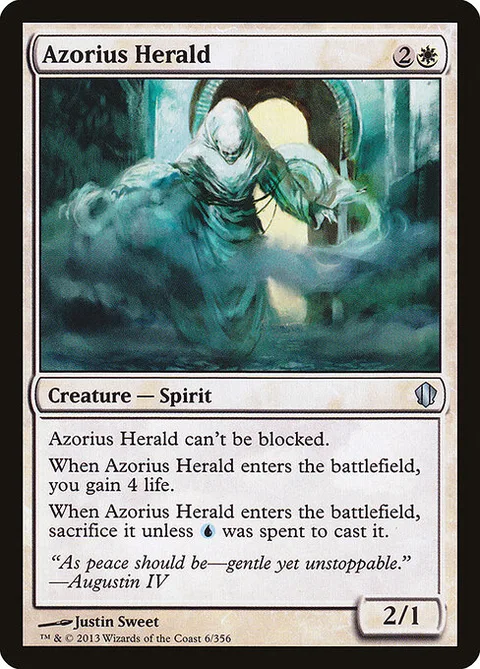 Azorius Herald, carte 6 de Commander 2013