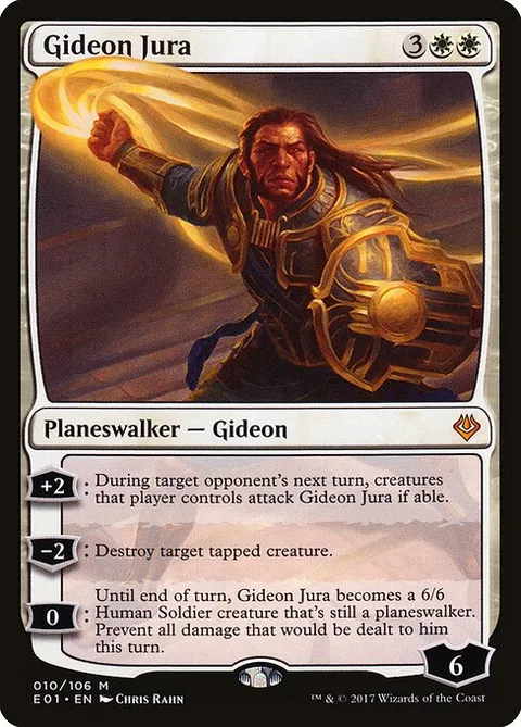 Gideon Jura, card 10 from Archenemy: Nicol Bolas