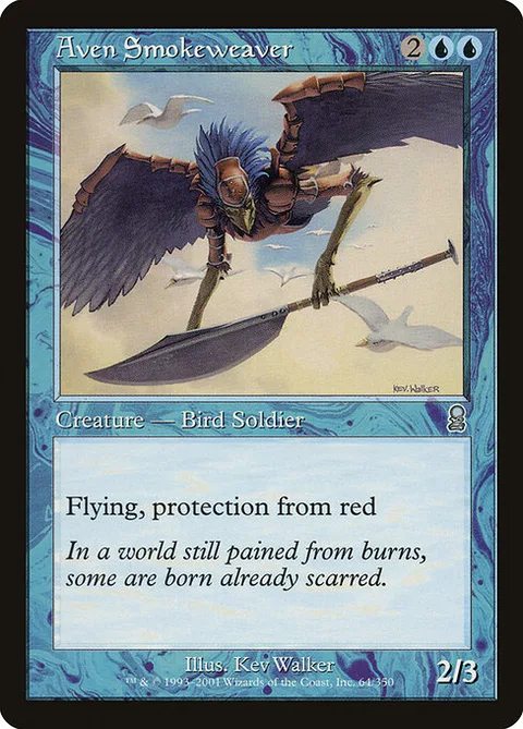 Aven Smokeweaver, card 64 from Odyssey