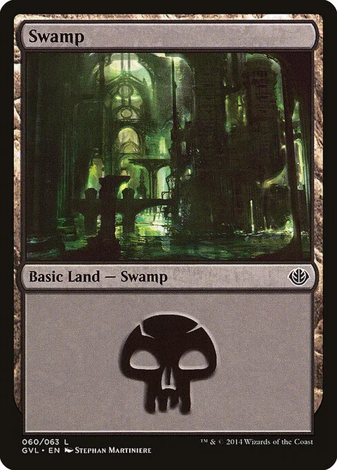 Swamp, card 60 from Duel Decks Anthology: Garruk vs. Liliana