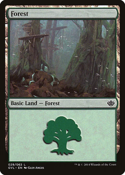 Forest, card 29 from Duel Decks Anthology: Garruk vs. Liliana