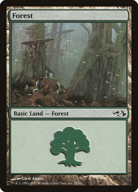 Forest, carte 28 de Duel Decks: Elves vs. Goblins