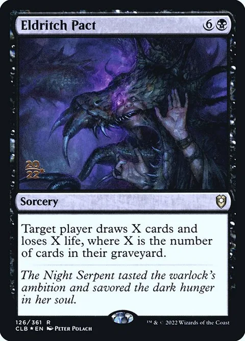 Eldritch Pact, card 126s from Battle for Baldur's Gate Promos