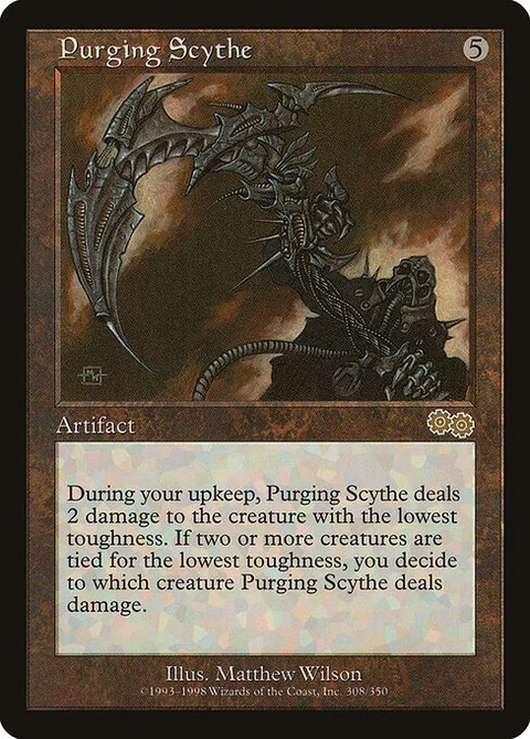 Purging Scythe, carte 308 de Urza's Saga