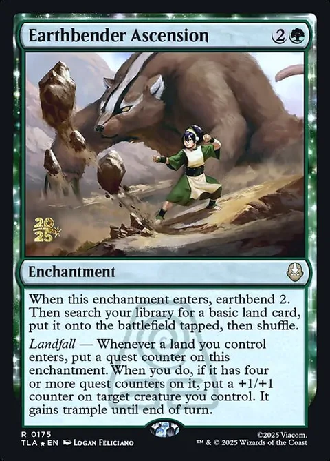 Earthbender Ascension, carte 175s de Avatar: The Last Airbender Promos