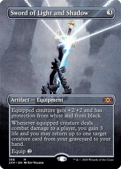 Sword of Light and Shadow, card 366 from Double Masters