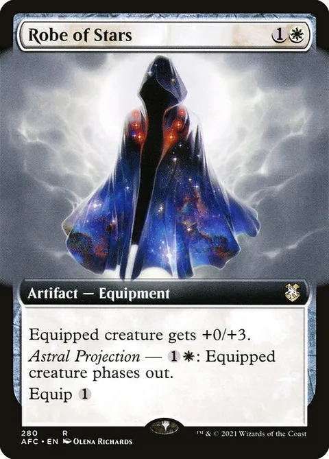 Robe of Stars, card 280 from Forgotten Realms Commander
