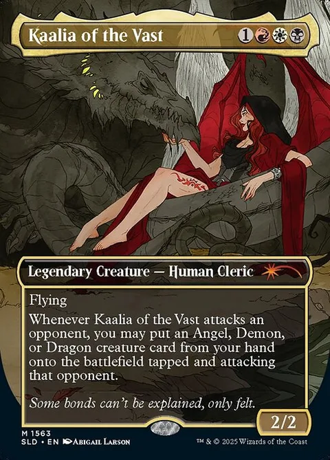 Kaalia of the Vast, card 1563 from Secret Lair Drop