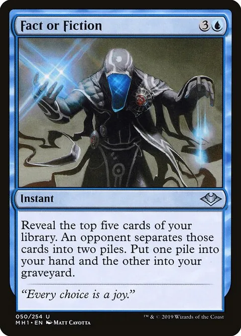 Fact or Fiction, card 50 from Modern Horizons