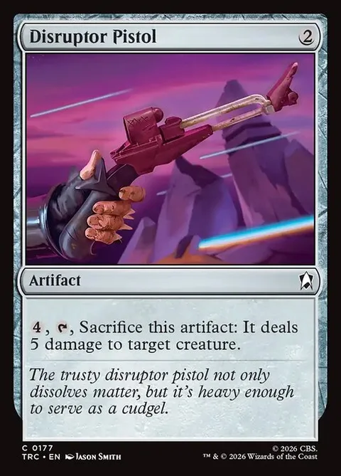 Disruptor Pistol, carte 177 de Star Trek Commander