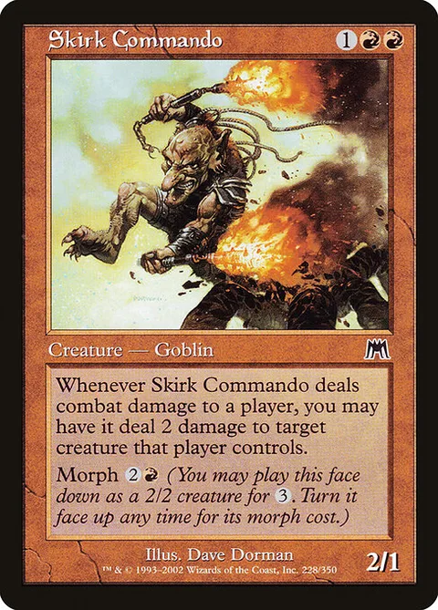 Skirk Commando, carte 228 de Onslaught
