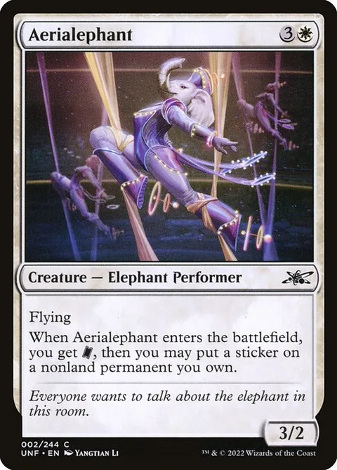 Aerialephant, card 2 from Unfinity