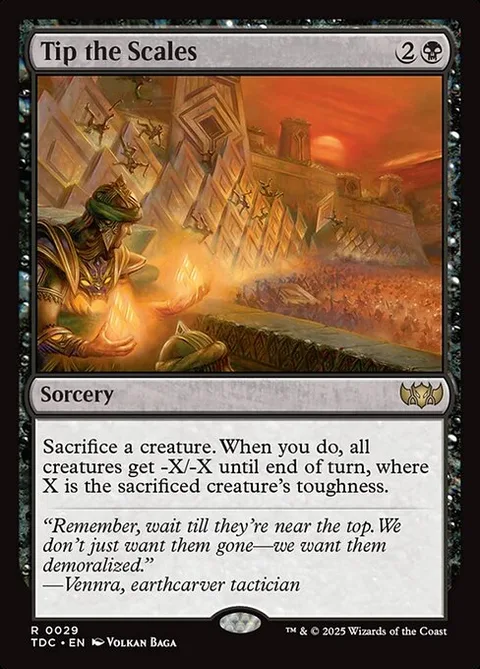 Tip the Scales, carte 29 de Tarkir: Dragonstorm Commander