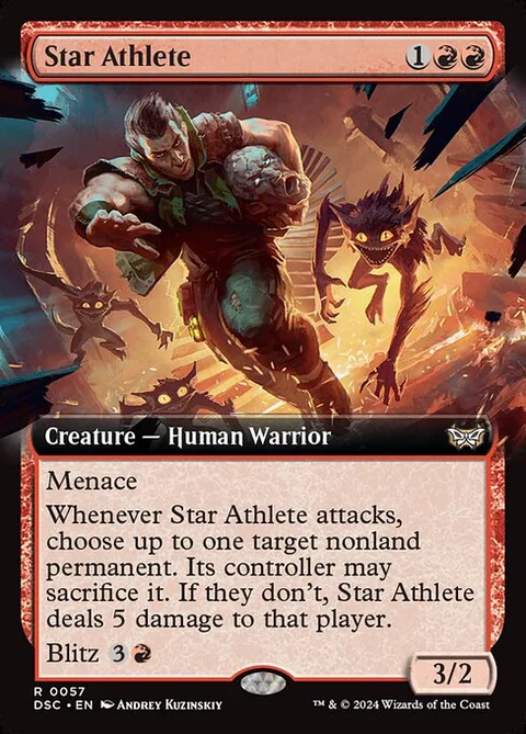Star Athlete, carte 57 de Duskmourn: House of Horror Commander