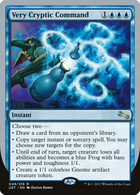 Very Cryptic Command, card 49c from Unstable