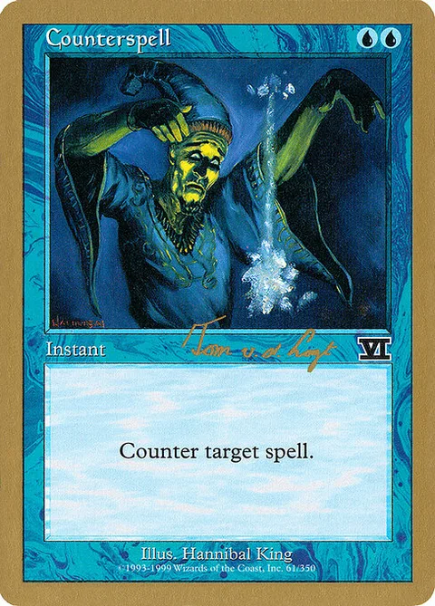 Counterspell, carte tvdl61b de World Championship Decks 2000