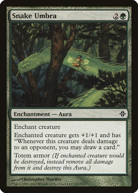 Snake Umbra, carte 207 de Rise of the Eldrazi