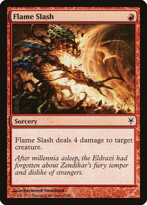 Flame Slash, card 60 from Duel Decks: Sorin vs. Tibalt