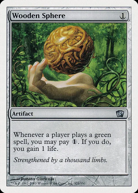 Wooden Sphere, carte 321 de Eighth Edition