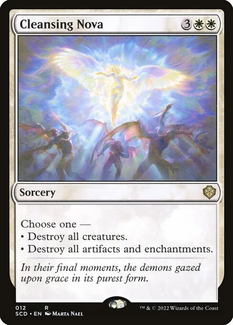 Cleansing Nova, card 12 from Starter Commander Decks