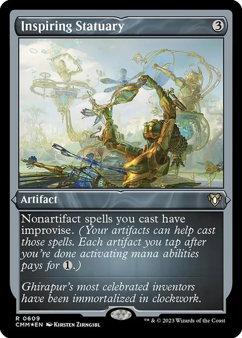 Inspiring Statuary, carte 609 de Commander Masters
