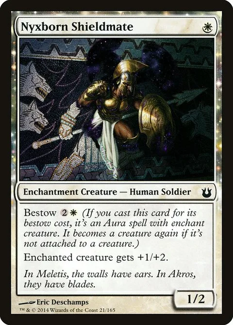 Nyxborn Shieldmate, card 21 from Born of the Gods
