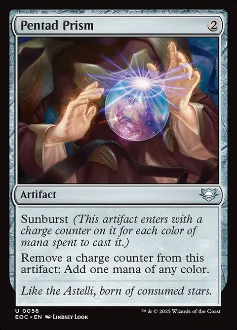 Pentad Prism, card 56 from Edge of Eternities Commander
