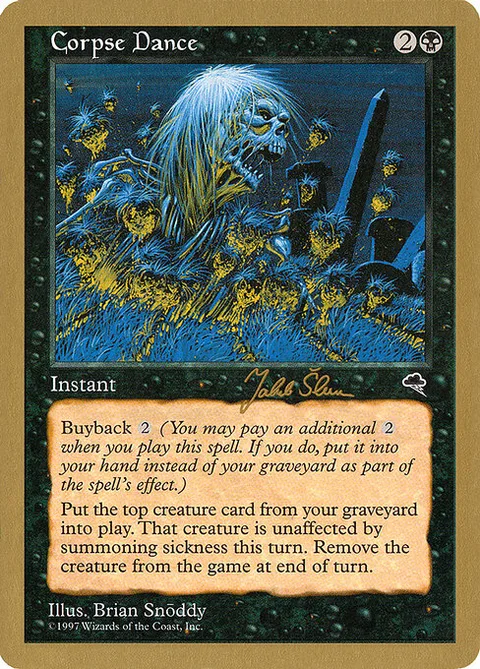 Corpse Dance, card js116 from World Championship Decks 1999