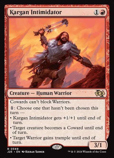 Kargan Intimidator, carte 569 de Foundations Jumpstart