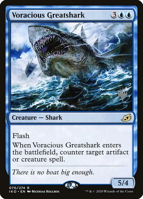 Voracious Greatshark, carte 70p de Ikoria: Lair of Behemoths Promos