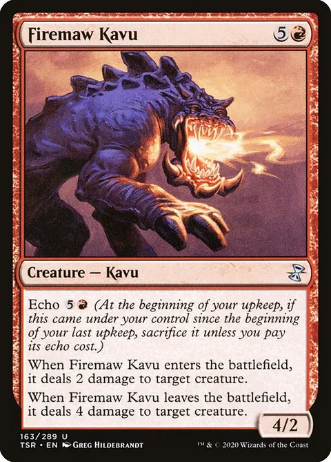 Firemaw Kavu, card 163 from Time Spiral Remastered