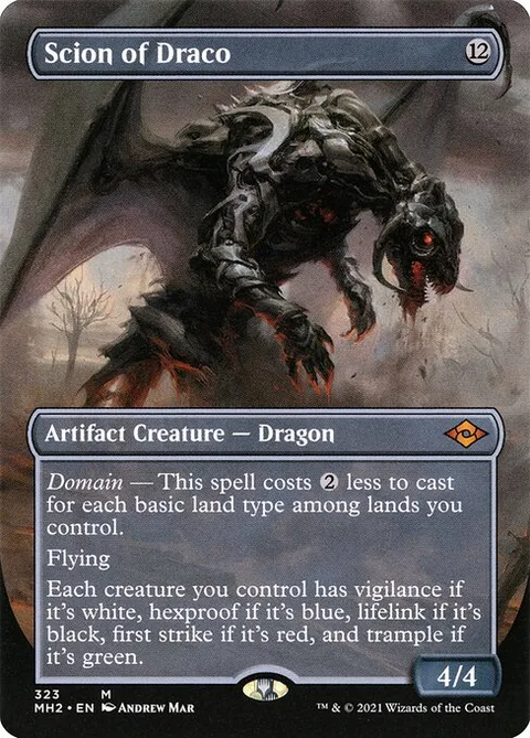 Scion of Draco, card 323 from Modern Horizons 2